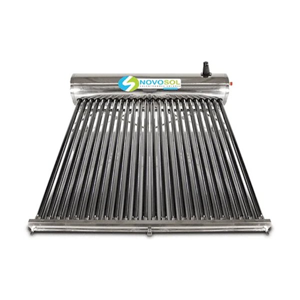 Calentador Solar NOVOSOL Acero Inoxidable SS 24 Tubos - TanquesTATSA.com.mx