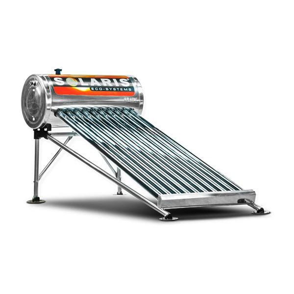 Calentador Solar SOLARIS Acero Inoxidable SS 10 Tubos - TanquesTATSA.com.mx