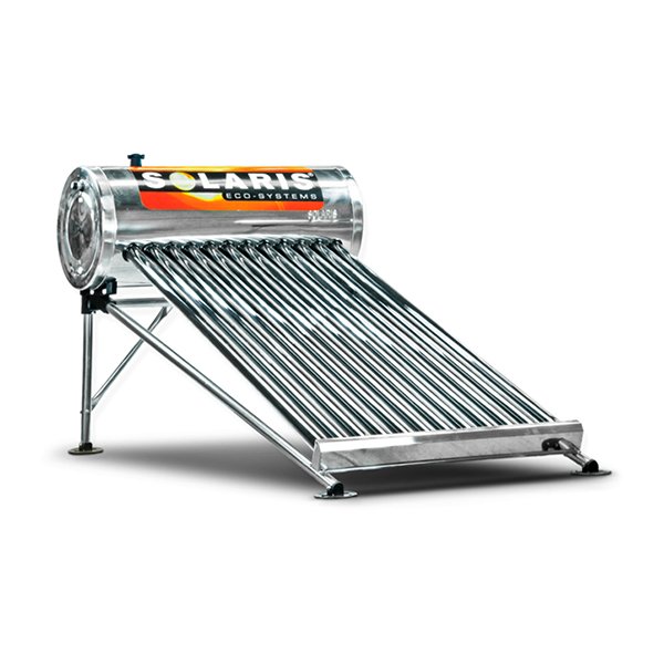 Calentador Solar SOLARIS Acero Inoxidable SS 12 Tubos - TanquesTATSA.com.mx