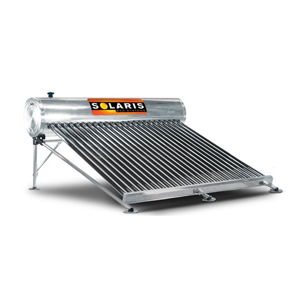 Calentador Solar SOLARIS Acero Inoxidable SS 24 Tubos - TanquesTATSA.com.mx